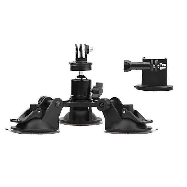 Bil Trippel Sugkopp DSLR Kamera Sugkopp Bas Stativ + 360 Graders Rotation
