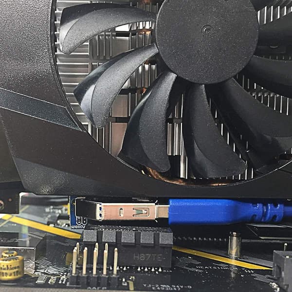 PCI-E Riser PCIE PCI-Express X1 til X4 Riser PCI E Riserkort Utvid Adapter med 30CM USB3.0 Forlengelse