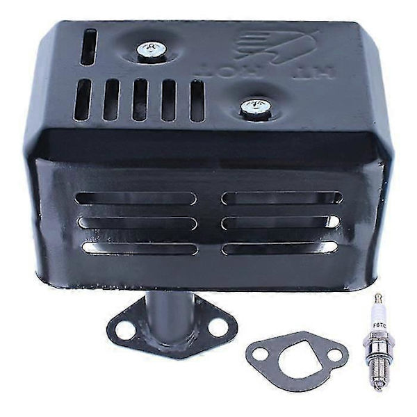 Adefol Lyddæmper Udstødningssamling Med Udstødningsrør Kompatibel Honda Gx160 Gx200 5.5hk 6.5hk Motor Reservedele