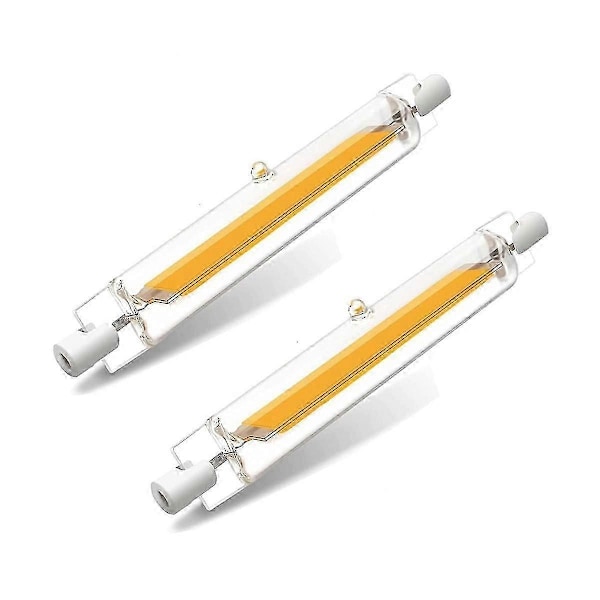 R7S LED 118mm Dimbar Lampor, 20 W R7S LED Glödlampor Ersättning för 200 W Halogenlampor, Varmvitt 2-pack