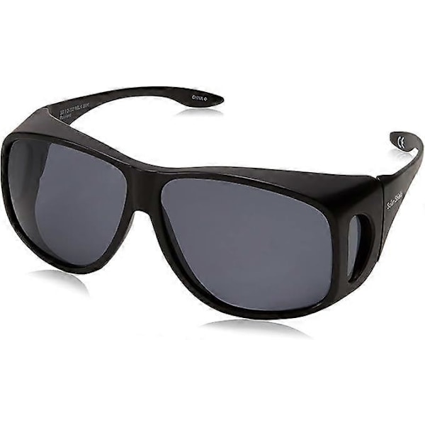 unisex vuxen Solar Shield-classic Passar Över Solglasögon, Grå