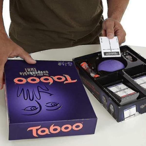 Taboo-spelet Klassisk timglas Timing Familjespel WHBYV