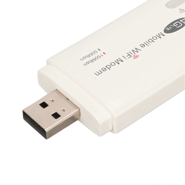 4G WiFi Modem SIM-kort Slot 150Mbps Plug and Play 10 Brugere Understøttet Trådløs LTE Router til Tablet Laptop Telefon
