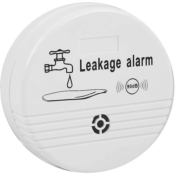 90 dB Batteridrevet Vand Sensor Vand Lækage Alarm Detektor til Køkken Badeværelse Vaskerum osv.