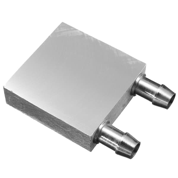 Aluminium Vandkølingsblok 40x40x12mm Køler Til Computer CPU Radiator