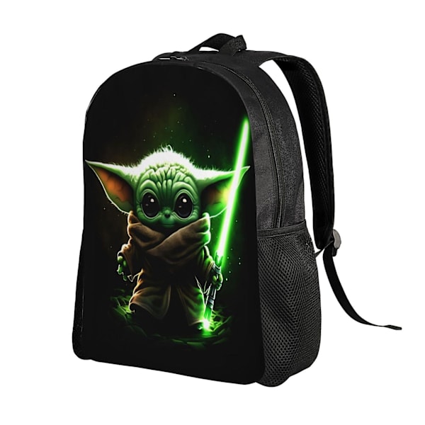 x239 Baby Yoda Ryggsäckar för pojkar flickor Laptopväskor Lätt slitstark Ryggsäck Skolväska för tonåringar Grundskolan Mellanstadiet Bokväska