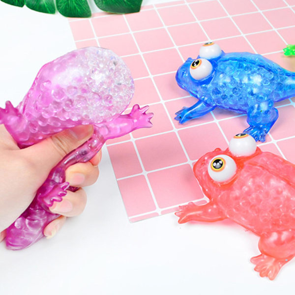 Squishes Klemmelegetøj Store Øjne Krokodille Blød TPR Fleksibel Drue Bold Afspænding Klemme Legetøj Dyr Fidget Stressaflastning Trick Legetøj Børnegave