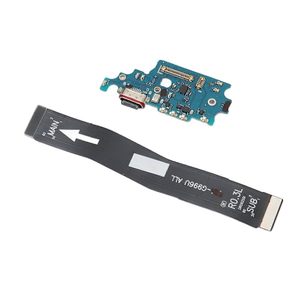 Dock Connector for Samsung Galaxy S21 Plus G996B EU Versjon USB C Ladeport Flex Kabel Erstatningsdel med Reparasjonsverktøy