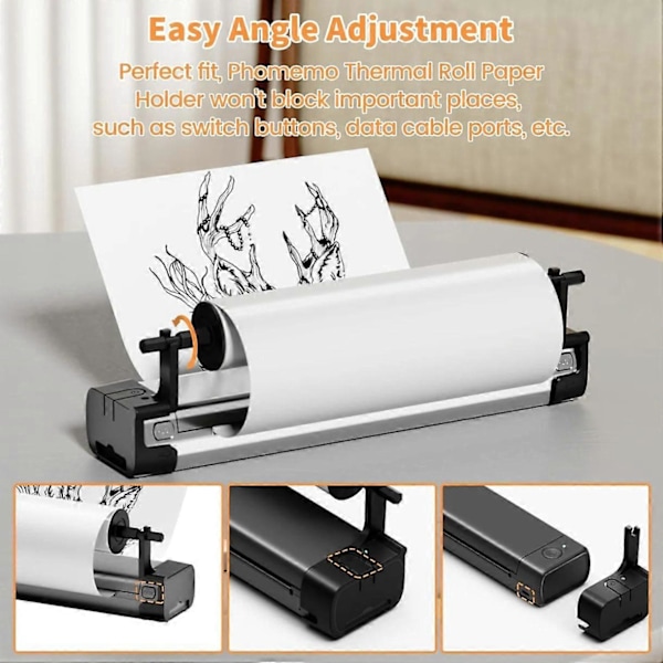 Phomemo M08F Printerholder For Holder For A4 Rullpapir