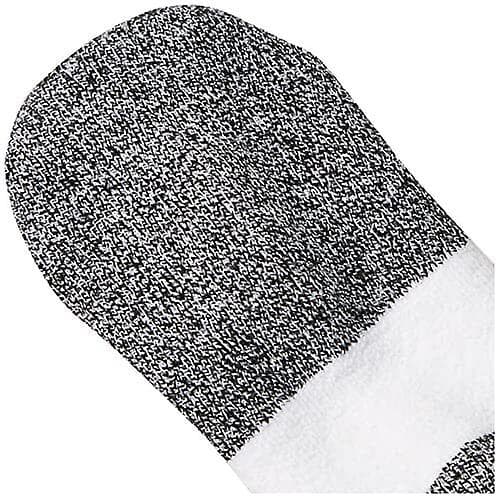 Thorlos Micro Mini Cushioned Unisex Lave Løpesokker, Hvit