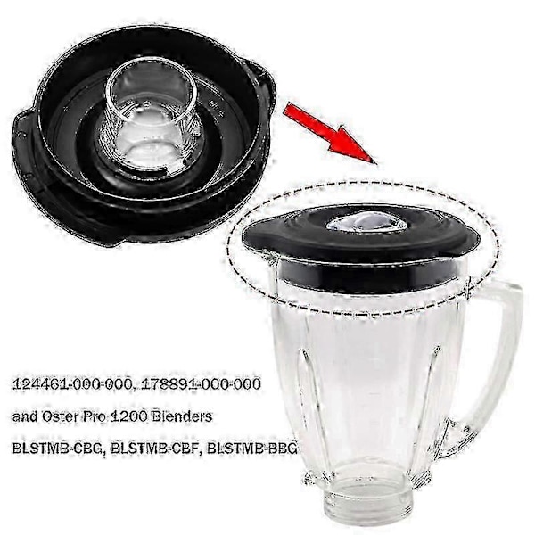 6-Koppars Glasmixerlock för Os-Ter Mixerbehållare 124461-000-000 Passar Os-Ter Pro Mixers Lock