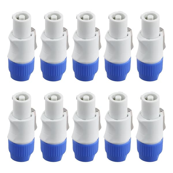 10 stk. 3-PIN Han Powercon Stik Signal Input Jack til Beam Lys Scene Lys Power Output