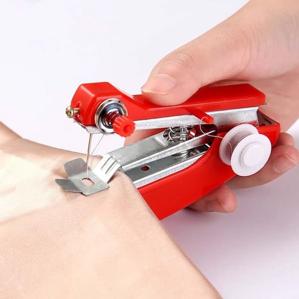 Manual Handheld Mini Sewing Machine for Quick Repairs without Battery