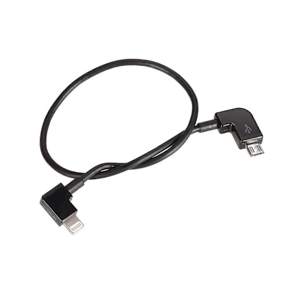 Micro USB - Lightning -etäohjaintabletin puhelimen datamuunnin siirtokaapeli Androidille iOS:lle Paras