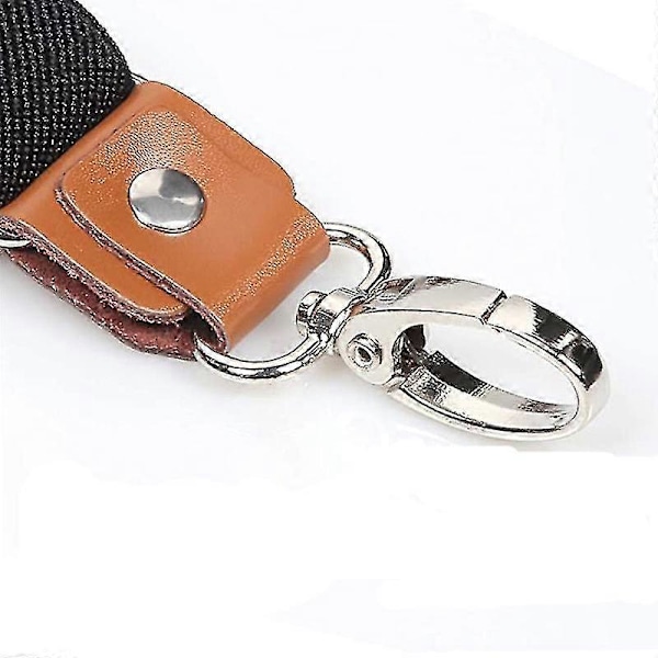 Herre Y-formede Brede Kraftige Seler Med 4 Metalclips Justerbare Elastiske Stropper - FARVE: Beige