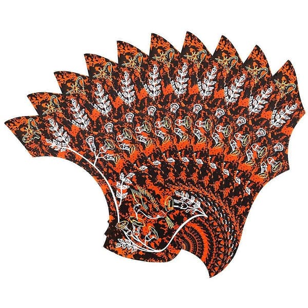 Akustisk Gitarr Scratch Plate Tryckt Universal Folk Gitarr Pickguard Anti-Scratch Plate Orange Färg