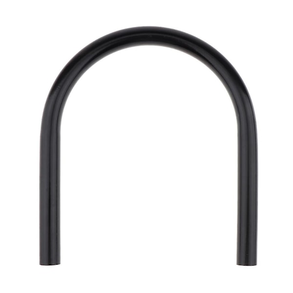 Fladt Cafe Racer Sæde Stel Bøjle Løkke Metal 210mm til Motorcykel Sort