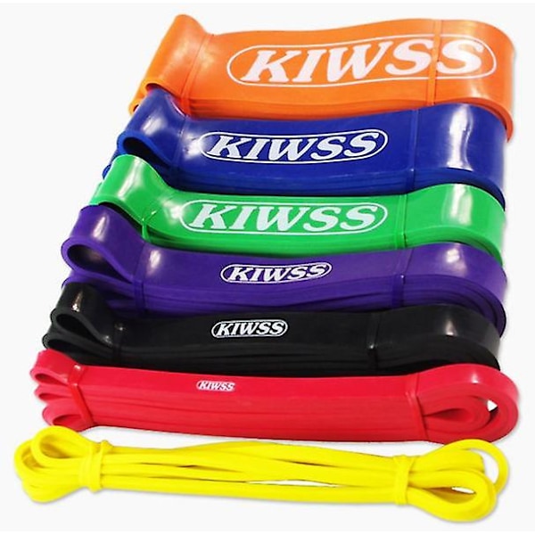 Træningsbånd Modstandsbånd Gummibånd-Powerbands-Sort