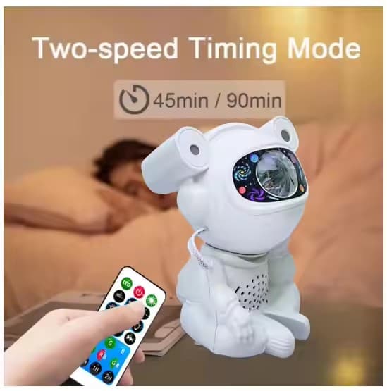 Astronaut Star Projector Night Light with Speaker and Remote Control for Children