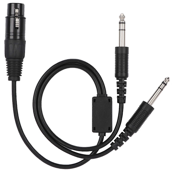 Airbus XLR - GA Dual Plug 5 Pin -kuulokemikrofonisovitinjohto, ilmailukuulokekaapeli