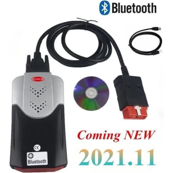 Diagnoseverktøy - DS150E TCS VCI - Bluetooth - OBD2 - Dobbel PCB V3.0