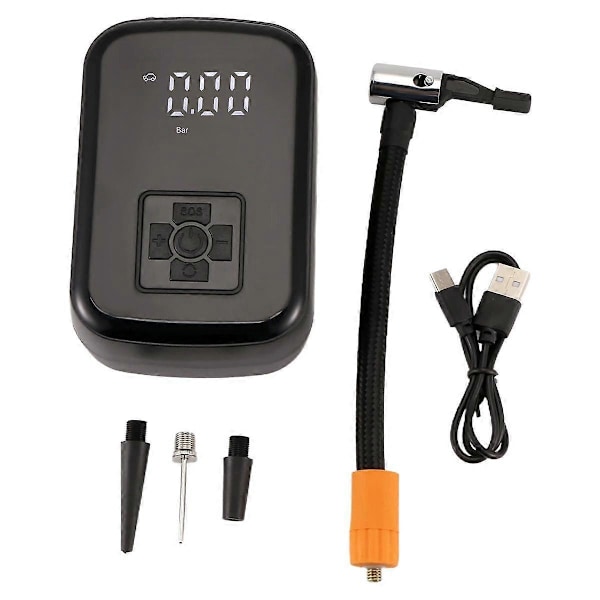 Bärbar Bil Luftpump USB Laddning Trådlös Intelligent Digital Display Däckpump Elektrisk Däckpump
