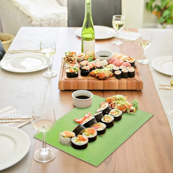 3 stycken köksrullar för sushi, icke-klibbiga, sushitillverkningssats, japansk plast