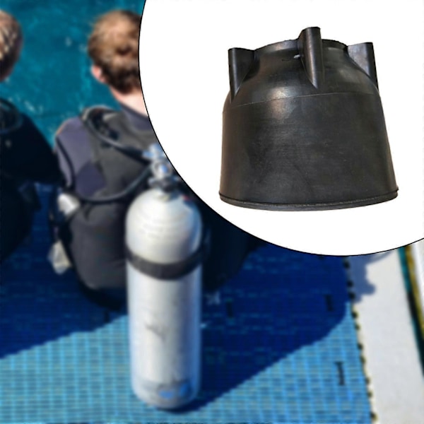 Scuba Tank Støvle Tæt Rille Inderside med Drænhuller Dykkerflaske Støvle