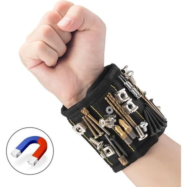Magnetiskt armband - Stark magnet - Gör-det-själv - 10 magneter - 100% polyester - Herr