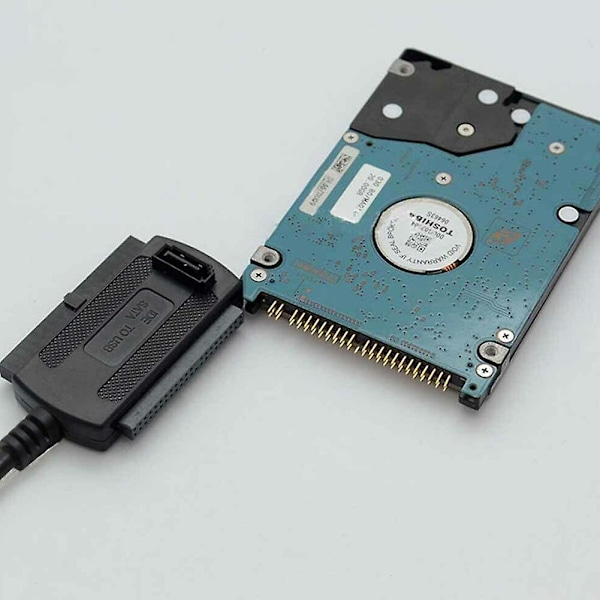 USB till IDE 2.0 Adapter Konverter Kabel För 2.5 3.5 SATA J9K Hårddisk