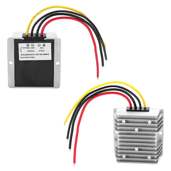 DC Boost Spänningsomvandlare 12V till 24V 10A 240W DIY Strömförsörjning Transformator TBS1224C240Z