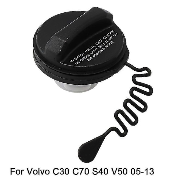 1 stk. Kjøretøy Mørkegrått Drivstoff Gasslokk Drivstofftankdeksel 31261589 Mørkegrå ABS For Volvo C30/C70 S40 V50