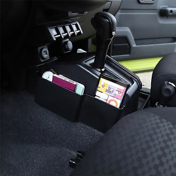Auton Vaihdekepin Säilytyslaatikon Järjestäjä Suzuki Jimny 2019 2020 2021 2022 Lisävarusteet Musta