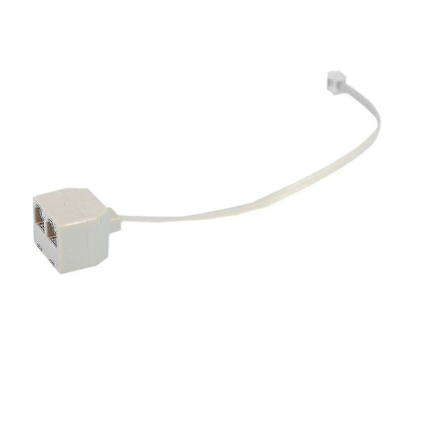 Fgao Rj11 6p4c Han Til 6p4c Hun 2 Vejs Telefonstik Splitter Telefon