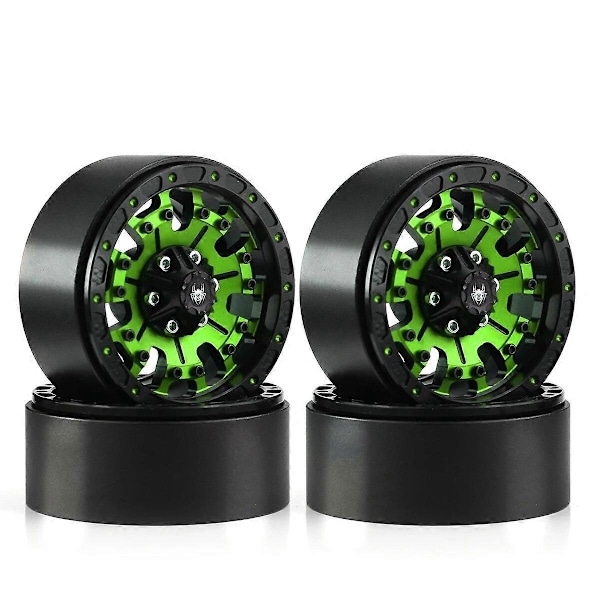 RS 4 stk. 19\" Aluminium Legering Beadlock 19\" Fælghub til 1/10 RC Crawler TRX4 Axial SCX10 & SCX10 II 90046