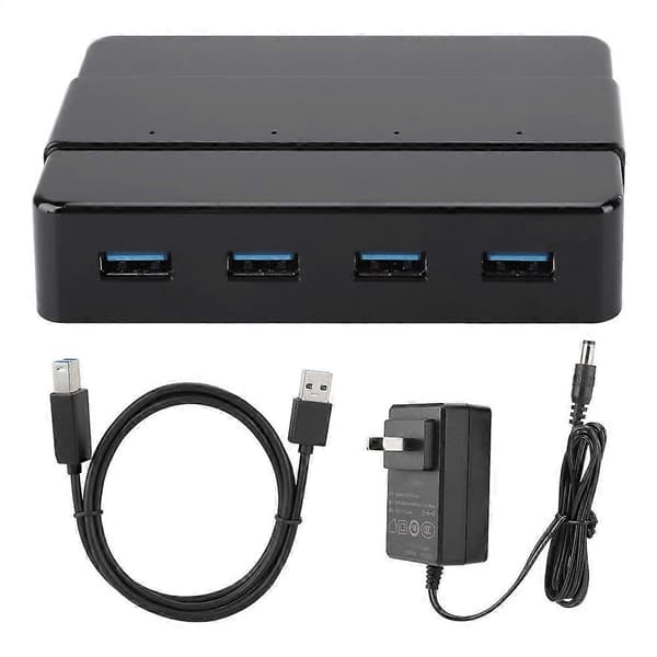 H4928-U3 Multiinterface Splitter 4-port USB3 Expansions-HUB Datatransmissionskort US 100-240V