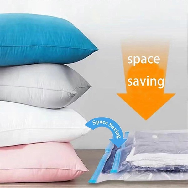 Vakuumförvaringspåsar, 5-pack vakuumpåsar, vakuumförvaringspåsar för kläder, vakuum