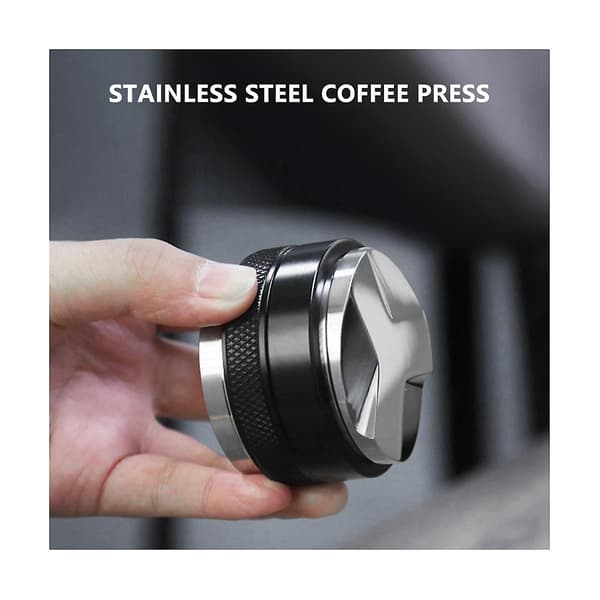 Kaffedispenser i rustfritt stål 58 mm for espresso dispenserbase, fire padle gravitasjonssensor kaffe