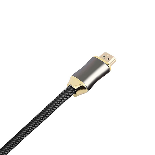 Ultra HD HDMI-kabel V2.0 2K x 4K 1~10m Zink-legering Hög hastighet Ethernet HDTV 1 meter-YM