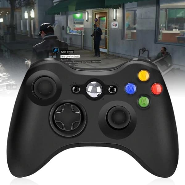 Langaton Gamepad-ohjain Xbox 360:lle (musta)