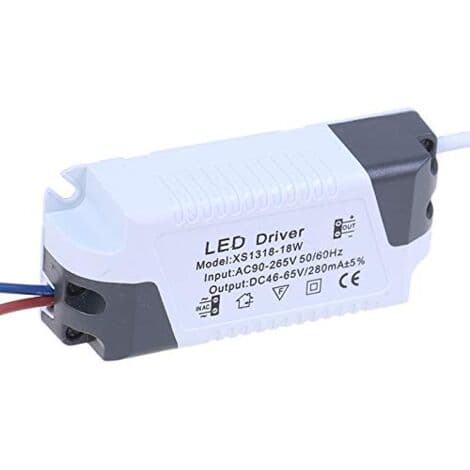 2x LED-driver, 24-36W, transformer til LED-loftlampe, LED-panel strømforsyning, DC-stik til LED-loftlampe (24-36W)