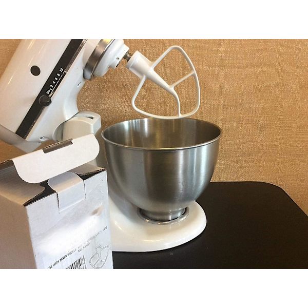 Kompatibel med 4,5-kvarts Mixer Belagt Fladpisker og Tilt Head Stand Mixer Piskeris