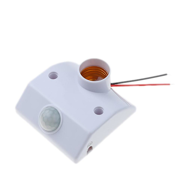 Lampefod E27 AC LED Pære Base Infrarød IR Sensor Automatisk Væglampeholder Fatning Bevægelsesdetektor