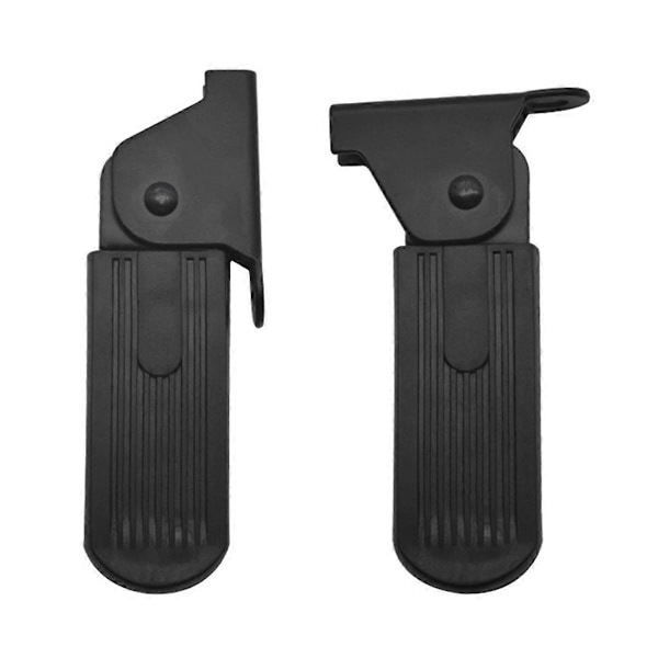 2 st Elektrisk Moped Främre Pedal Scooter Främre Vikbar Pedal Benstöd Pad Förtjockad Stålplåt Ebike Tillbehör 5cm