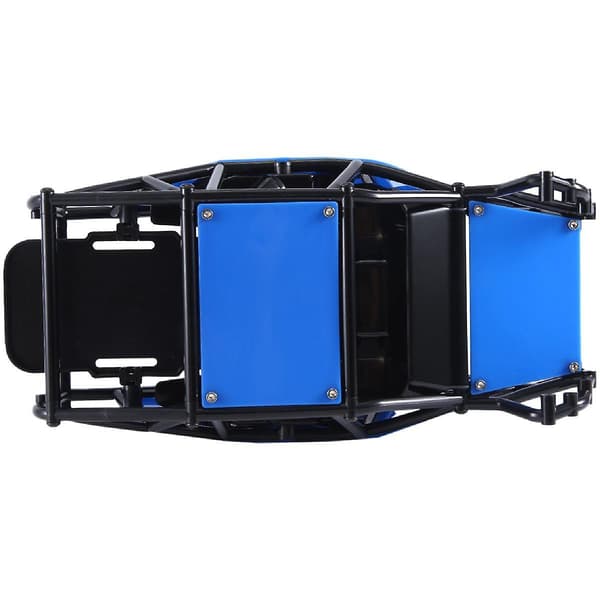 Rock Body Shell Chassi Kit för 1/10 RC Crawler Bil Axial SCX10 II 90046 UTB10 Capra, Blå