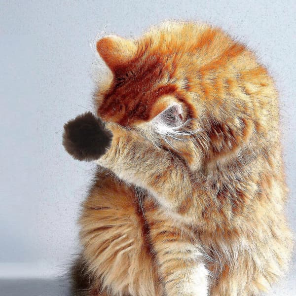 Assorterede farvede kattelegetøj til indendørs katte 20 stk. fluffy bolde killing