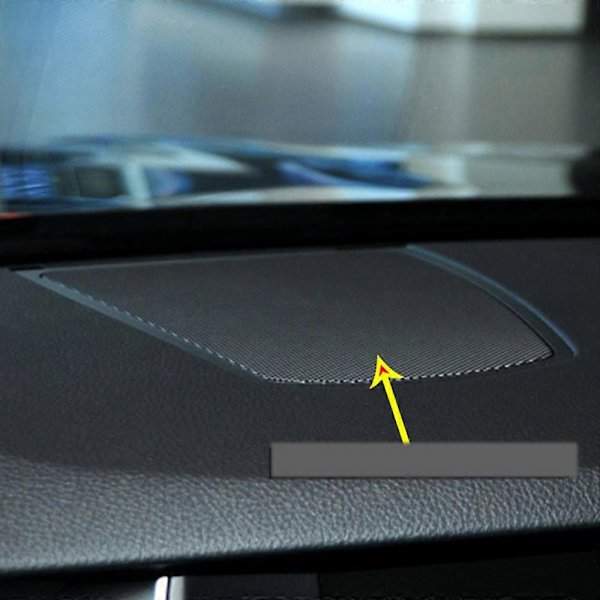 Dekselklistremerker for bilens dashbordhøyttaler for 5-serie F10 2011-2017 bilstereohøyttaler