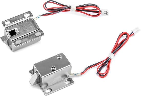 DC12V elektromagnetiske låser, egnet for sikkerhetssystemer, safer og skapdører, 4-pakning.