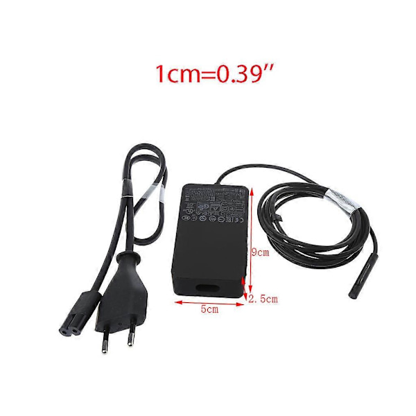 AC Adapter Lader Laptop Strømforsyningsledning for Surface Pro 3 Pro 4 Nettbrett
