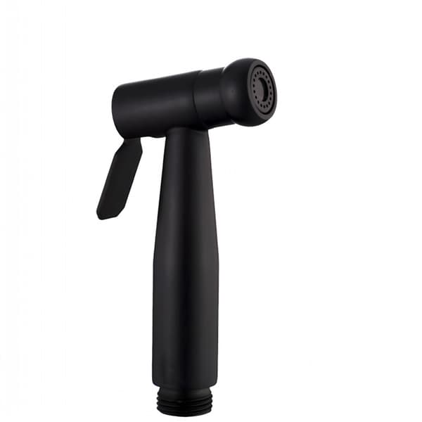 Bidébruser - håndbruser - sort rustfrit stål - 304 sprøjtepistol + 1/2\" vandseparator + 1,5 m slange